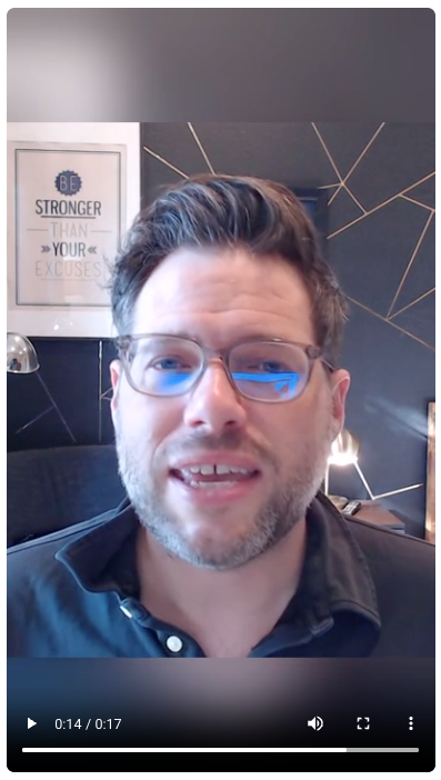 Edited vertical video still — a Crucible short ready for LinkedIn, TikTok, or YouTube Shorts